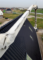 horizontaal bereik van 40 meter